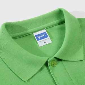 Vente en gros de polo de marque avec logo personnalisé en polyester polo de golf ajusté et respirant pour hommes - Product Image 5