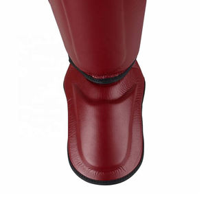 Espinillera profesional para hombre Impresión de logotipo personalizado Más vendido Último estilo Equipo de protección de cuero El mejor precio Posee su estilo - Product Image 6