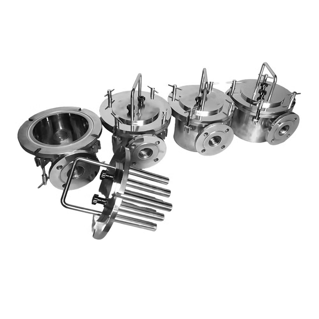 Sanitary Magnetic Liquid Trap Inline Tube Magnet Separator Stainless Steel for Chocolate Syrup Milk Juice Sauce Iron Removal