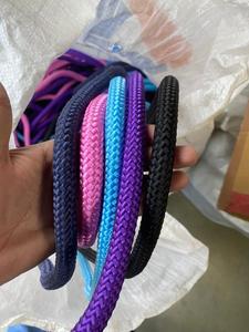 Vente en gros de corde de plomb en nylon à haute résistance à la rupture avec lien pression pour cheval Fournisseur de corde de plomb de 2 mètres avec licou en cuir pour cheval - Product Image 2