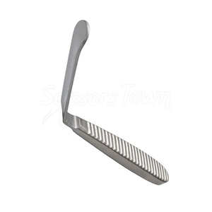 Retractor de hoja 7 12 pulgadas 18mm Hoja cóncava en ángulo hacia atrás Punta en ángulo Retractor ortopédico quirúrgico - Product Image 2