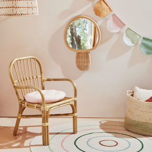 Miroir mural en rotin élégant de haute qualité en forme de fruit chambre d'enfant décor à la maison meubles de maison faits à la main en gros du Vietnam - Product Image 6