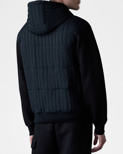Sweats à capuche zippés en polaire surdimensionnés pour hommes avec poche avant matelassée, coton, séchage rapide, respirant, fermeture éclair personnalisable, prêt pour l'hiver, OEM - Product Image 3
