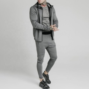 2025 Fabricant personnalisé décontracté vierge 10% coton vêtements de sport pour hommes survêtement ensemble 2pc dernière conception Slim Fit survêtements pour hommes - Product Image 1