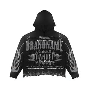 Chándal de diamantes de imitación Slim Fit Último diseño Moda de alta calidad Chándal de diamantes de imitación Personalizado Color diferente - Product Image 2