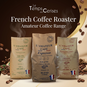Le Temps Des Cerises Amateur Caffè in Grani 100% Arabica 250g (8.8 Oz) Tostatura Media Certificato IFS Caffè Gourmet Premium - Product Image 2