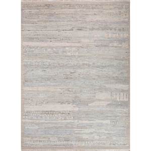 Blythe Grey <b>Black</b> Wool <b>Rug</b> Hand Knotted Afghan Living Room Carpet Rectangular Hallway <b>Rug</b> Abstract Pattern Re-1329 for Home - Product Image 1