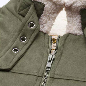 Chaqueta Acolchada de Gamuza Unisex con Forro de Lana, Lujo y Calidez Combinados, Ajuste Cómodo, Capucha Delantera de Lona, Resistente al Viento - Product Image 6