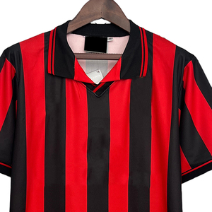 Maillot de football rétro surdimensionné en maille pour homme, t-shirt à manches courtes, coupe ample, version joueur d'automne - Vêtements de football d'hiver - Product Image 6