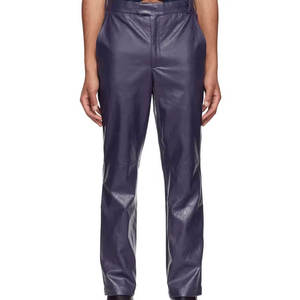 กางเกงหนังผู้ชายสำหรับผู้ชายใส่โลโก้ตามสั่งผลิตจากโรงงาน - Product Image 1