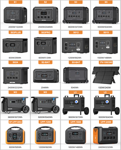Dự phòng khẩn cấp Máy phát điện năng lượng mặt trời Pin LiFePO4 Trạm phát điện di động với bảng điều khiển năng lượng mặt trời - Product Image 6