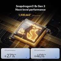 El Más Reciente Smartphone POCO F6 5G Versión Global Snapdragon 8s Gen 3 Octa Core Pantalla AMOLED 1.5K de 6.67'' Carga Turbo de 90W Batería de 5000mAh