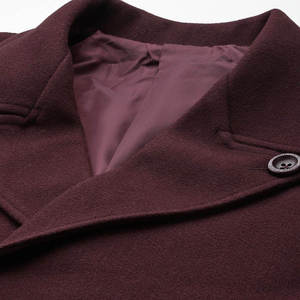 Abrigo de Lana para Hombre, Estilo Urbano, Chaqueta Larga Informal de Lana, Abrigo Cálido de Invierno para un Estilo Moderno - Product Image 4