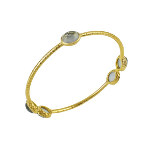 Luxury Gold Plated 925 <b>Sterling</b> <b>Silver</b> <b>Bracelet</b> with White Zircon Gemstone Elegant Vintage Charm for <b>Women</b> for Weddings Parties - Product Image 6