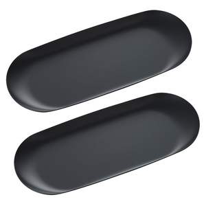 Bandeja Decorativa de Metal Color Negro, Artesanía Metálica para Bodas, Agrega Elegancia Impresionante, Servicio de Alimentos y Bebidas de Primera Calidad, Diseño Moderno - Product Image 2