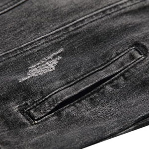 Nouvelles vestes en jean confortables de haute qualité Prix de gros pour hommes Meilleur taux de vente Impression de logo personnalisé Couleur personnalisée Respirant - Product Image 6