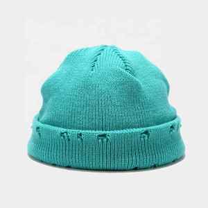 Bonnet d'hiver doux pour garçons en tricot avec dentelle et strass personnalisés, streetwear décontracté, 100% coton, casquette avec strass pour enfants - Product Image 2