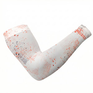 Manchon de bras à forte élasticité, protection solaire, compression, musculation, powerlifting, entraînement en salle de sport, course à pied, manchon de bras personnalisé - Product Image 4
