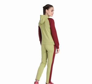 ชุดวอร์มผ้าฝ้ายพิมพ์โลโก้ตามสั่งสำหรับผู้หญิง คุณภาพสูง สั่งซื้อจำนวนมาก ราคาโรงงาน ชุดสองชิ้น - Product Image 2