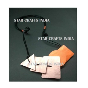 Atractivo Collar chapado en plata de 3 capas estilo étnico collar indio fabricante de joyas en India joyería de acero inoxidable - Product Image 6