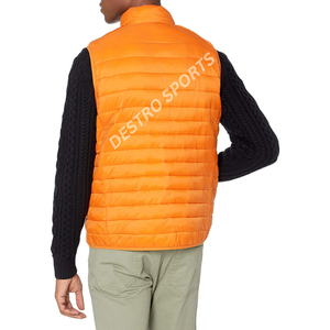 Logo personnalisé veste gilet zippé réversible porter gilet bouffant hommes recadrée gilet bouffant Streetwear sans manches veste bouffante - Product Image 6