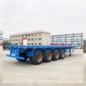 Remolque de transporte de contenedores de 20 y 40 pies, resistente, listo para enviar, para maquinaria de construcción, autocaravanas y casas rodantes. - Product Image 5