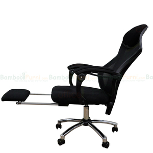 GC005 Home Office Gaming Chair PU Leather Contemporary Design <b>Adjustable</b> Armrest Comfortable <b>Footrest</b> Reclining Back Extendable - Product Image 2
