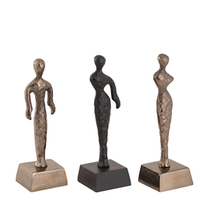 Escultura de aluminio de diseño moderno, decoración artística hecha a mano para el hogar y la Oficina, estatua de tamaño personalizable - Product Image 6