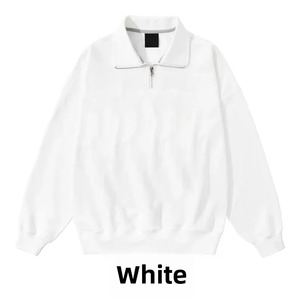 Sudadera brillante de Otoño/Invierno para mujer, nuevo estilo Pololapel, 300g, Topins finos, versión en blanco, Sudadera con capucha con diseño de cuello trasero - Product Image 4