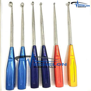 Ensemble de curettes osseuses Volkmann colorées 8 pièces Instrument chirurgical orthopédique par ECHELON SURGICALS - Product Image 6