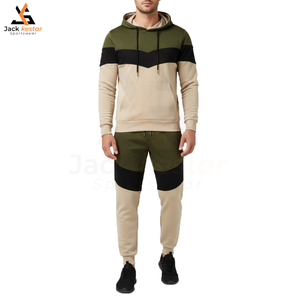 ชุดวอร์มผู้ชายแบบเรียบ น้ำหนักมาก ขายส่ง ชุดออกกำลังกาย ชุดฟิตเนส ระบายอากาศ แห้งเร็ว รับสกรีนโลโก้ - Product Image 2