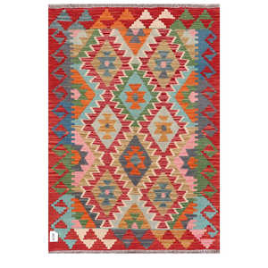 พรมกิลิม ไมมาณา อัฟกานิสถาน ขนาด 147 x 101 ซม. พรมปูพื้นและชุดพรม - Product Image 1