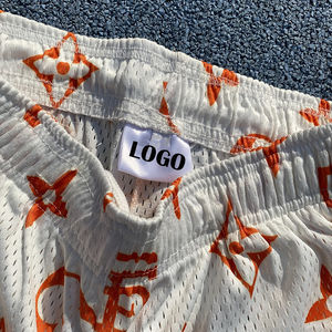 Shorts d'entraînement de base pour hommes de 5 pouces d'entrejambe Shorts en maille de basket-ball personnalisés imprimés par sublimation nouvelle mode d'été - Product Image 3