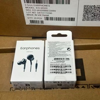 Écouteurs filaires stéréo intra-auriculaires EO-IA500 3,5 mm noirs pour Samsung Galaxy S9 S8 S8+ S7 Note9 8, emballage de vente au détail