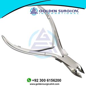 Recortador de cutículas profesional personalizado pinzas para cutículas herramientas de uñas de acero inoxidable cuchillas afiladas cortador de cutículas doble resorte - Product Image 6