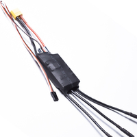 60A 단방향 ESC 브러시리스 전기 속도 컨트롤러(2-6S LiPo DIY 멀티콥터 쿼드콥터용 5V ~ 7.4V 5A BEC 포함)