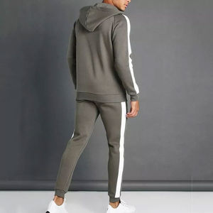 Survêtements pour hommes en coton 100% de qualité supérieure, à capuche, décontractés, unis, légers, grande taille, personnalisables, vente en gros - Product Image 2