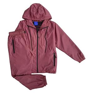 Conjunto de chándal cortavientos con cremallera de alta calidad, diseño personalizado para hombres, ropa deportiva de dos piezas, ligera y transpirable - Product Image 4