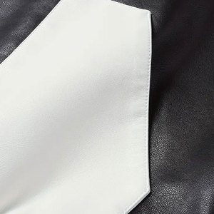 Stylish <b>Men</b> Leather <b>Jacket</b> Slim Fit Genuine Leather <b>Biker</b> Style Durable Comfortable Look For Casual And Outdoor Wear - Product Image 4