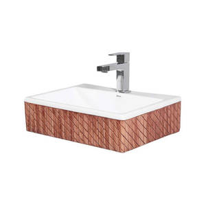 Lavabo de Sobremesa de Cerámica Blanca de Alta Calidad, 100% Cerámica, para Cocina y Baño, a un Precio Confiable - Product Image 1