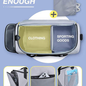 Bolsas de Gimnasio Impermeables de Nailon para Uso en Exteriores, Bolsas de Gimnasio Modernas Personalizadas, Bolsas de Fitness - Product Image 4