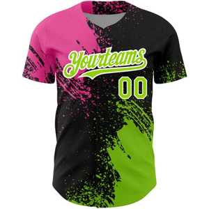 Conjuntos de Camisetas de Béisbol Personalizadas, Tallas Grandes, Sublimadas Completamente, Tela de Secado Rápido, Diseño Personalizable, Transpirable, Antibacteriana, al por Mayor - Product Image 4