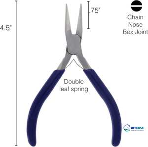 Cortador de cadena de acero inoxidable con punta redonda y plana con cuchillas de carburo de tungsteno para la fabricación de pulseras, collares y pendientes - Product Image 6