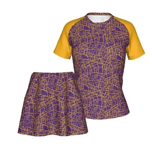 Factory Women's Sleeveless Exercise Tennis <b>Dress</b> with Built-in Bra & Shorts Golf Wholesale Pickleball Skirt for Women Adults - Product Image 1