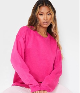 Sudaderas de mujer de secado rápido cálidas de lana para mujer, sudaderas informales al por mayor, camisetas personalizadas para mujer - Product Image 6