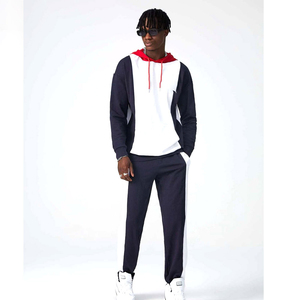 Survêtement surdimensionné pour hommes, jogging en polaire délavée à l'acide, ensemble de sweats à capuche délavés avec logo, hiver, grande taille - Product Image 5