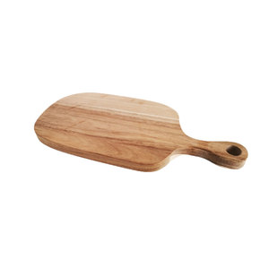 Planche à découper en bois de forme rectangulaire, bois naturel, bloc de découpe pour la cuisine, usage domestique - Product Image 2