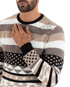 Pull en tricot pour homme OEM, vente en gros, mode d'hiver chaude, livraison rapide, pull décontracté pour homme personnalisé, usine OEM - Product Image 5