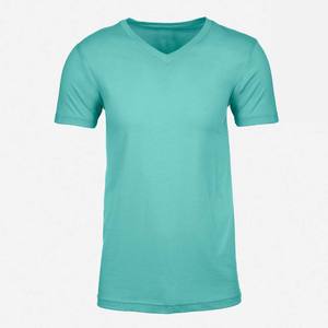 Men V Neck T Shirt Short <b>Sleeve</b> T Shirts Casual <b>Plain</b> <b>Top</b> Soft Cotton <b>Long</b> Line T Shirts Breathable - Product Image 3