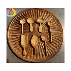 2025 productos ecológicos naturales cuchara de madera en forma de corazón cuchara de miel utensilio de oliva hecho a mano para decoración y cocina - Product Image 6